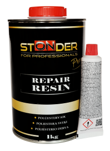 Poliestera sveķi 1kg ar cietinātāju