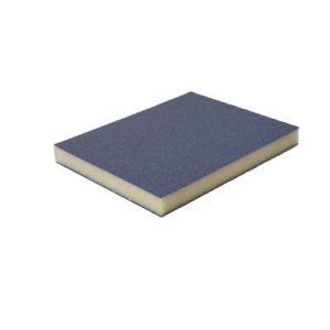 KOVAX SUPERFINE divpusēja slīpēšanas švamme 123x98x13mm, zila