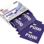 3M abrazīvās loksnes 140x171mm P1200 1gb (iepakojumā 25gb)