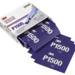 3M abrazīvās loksnes 140x171mm P1500 1gb (iepakojumā 25gb)