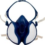 3M DA Bezapkopes pusmaska ar A2P3 filtriem