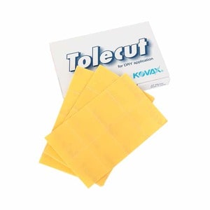 KOVAX TOLECUT loksne dzeltena P800/ 70 x 114mm 1gb