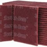 3M Scotch-Brite  VF (sarkans) 115mm x 230mm