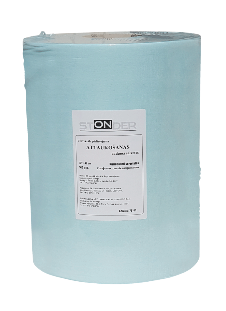 Attaukošanas salvetes rullī 32x42cm, 500gab (cena par 1gab)
