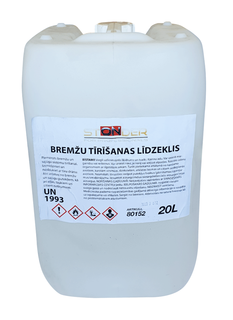 Bremžu tīrīšanas līdzeklis 20L  (cena par 1L)