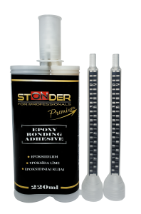 STONDER Paneļu līme 220ml, melna