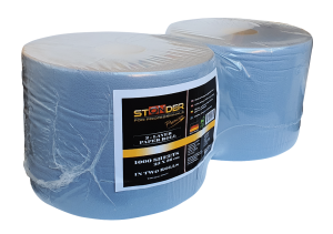 STONDER Handy papīrs, 22cm x 36cm, 1000 loksnes, 2 slāņi, 1 gab., zils (cena par 1rulli)