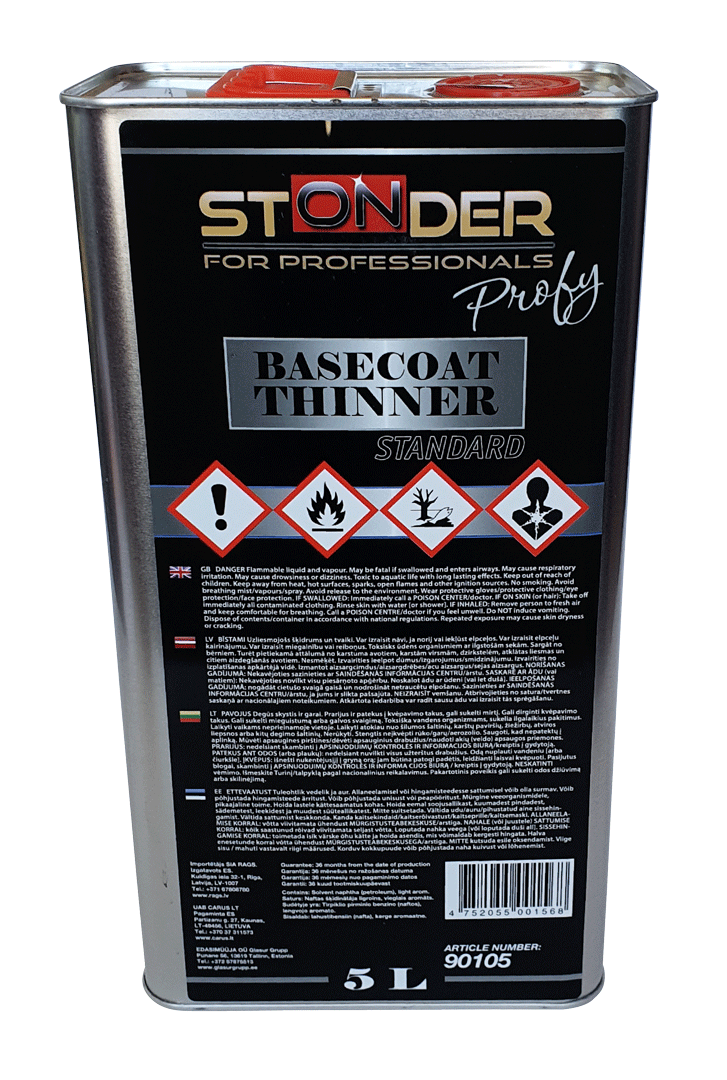 Profy šķīdinātājs bāzes krāsām 5L