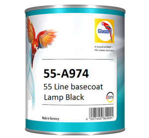 GLASURIT Lamp black krāsa (1L)