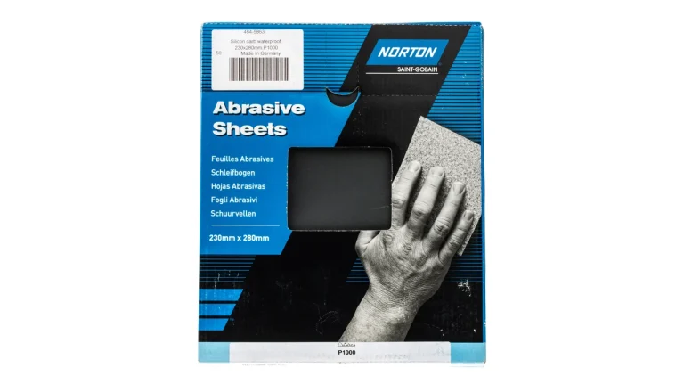 NORTON ūdensizturīgs slīppapīrs 230x280mm  P500 50gb