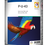 GLASURIT P-U-43 3L Mitrs uz mitra pildviela, balta SPEC