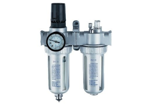 AUARITA 2 elementu gaisa filtrs ar eļļotāju un regulatoru