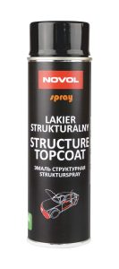 NOVOL 1K Struktūrlaka melna 500ml