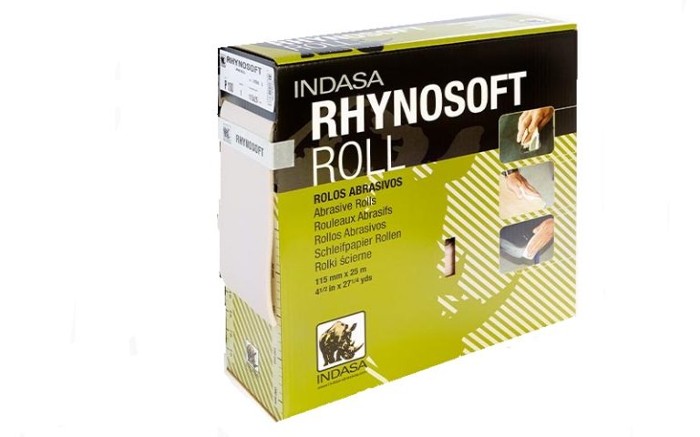 INDASA Slīppapīrs uz porolona 115mm x 25m P120