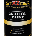 Akrilkrāsa melna matēta RAL 1003 1L