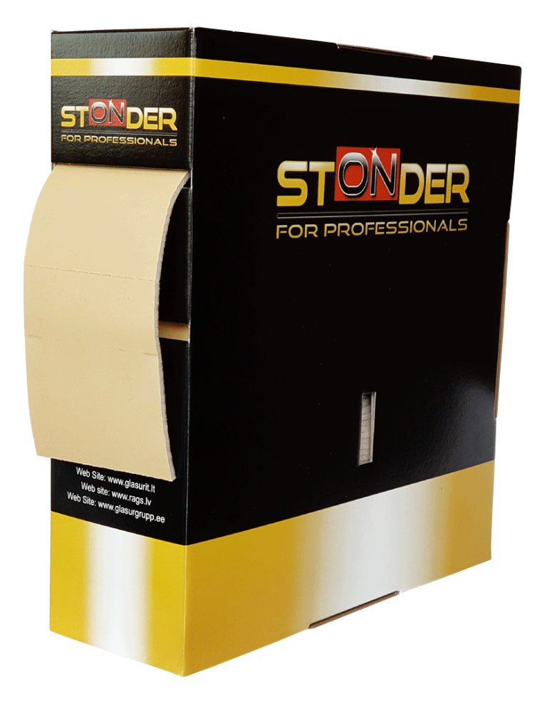 Smilšpapīrs uz porolona P240, 115mmx25m