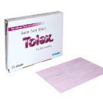 KOVAX SUPER TOLEX loksnes P1500/ 170x130mm 25gb