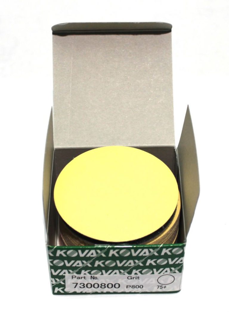 KOVAX YELLOW FILM SUPER TACK diski Ø75mmP1500 50gb