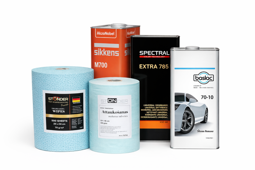 Attaukošanas, pulēšanas un tīrīšanas salvetes